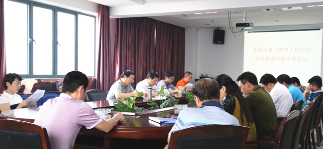公司召开党委查摆问题专题会议 公司召开党委查摆问题专题会议
