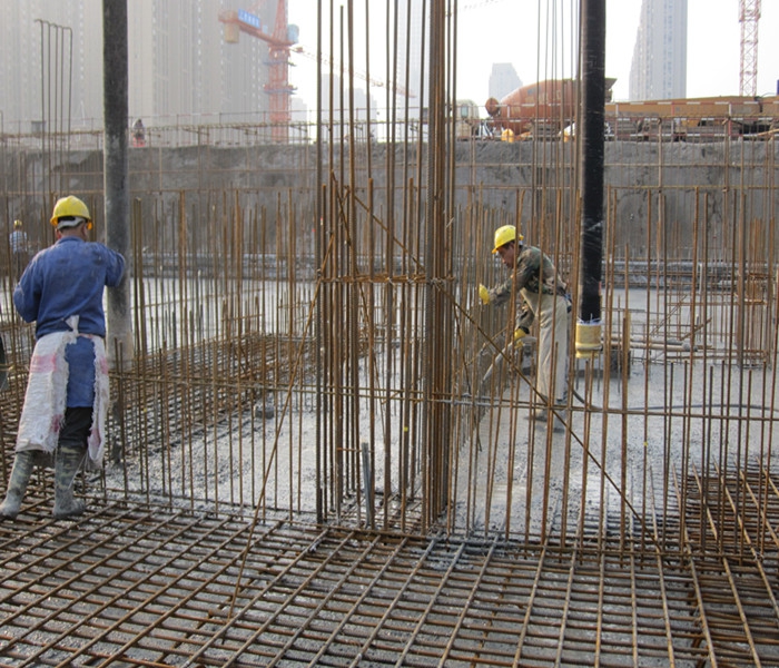 南昌市建筑设计研究院总部办公大楼工程地下室底板浇筑2 南昌市建筑设计研究院总部办公大楼工程地下室底板浇筑2