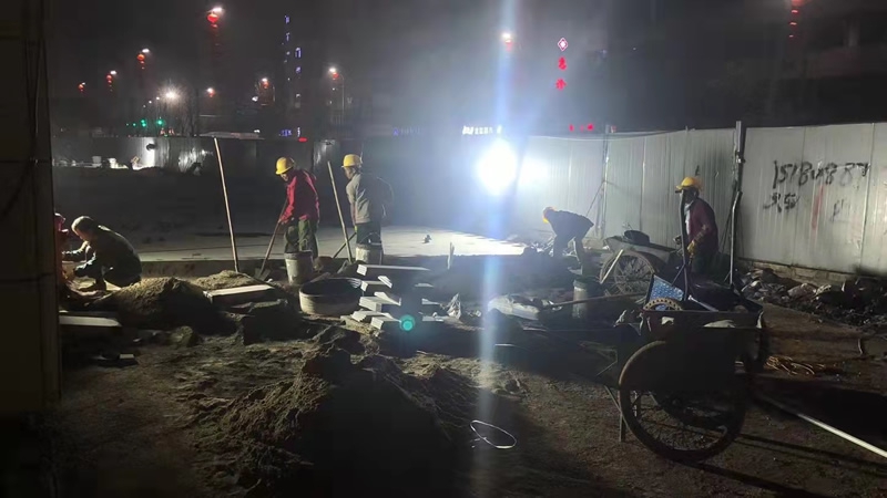 南昌二建开足马力确保节日期间不停工 南昌二建开足马力确保节日期间不停工